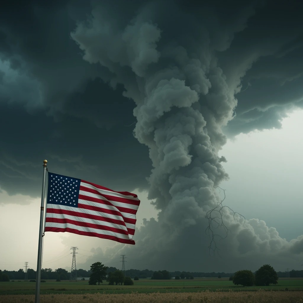 Severe Storms Threaten Southern U.S. — Tornadoes, Giant Hail, and Flash Flooding on the Way