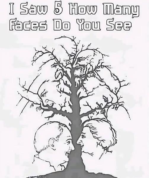 Can You Spot All the Hidden Faces in This Optical Illusion? Only the Top 1% Can Do It in Under 10 Seconds