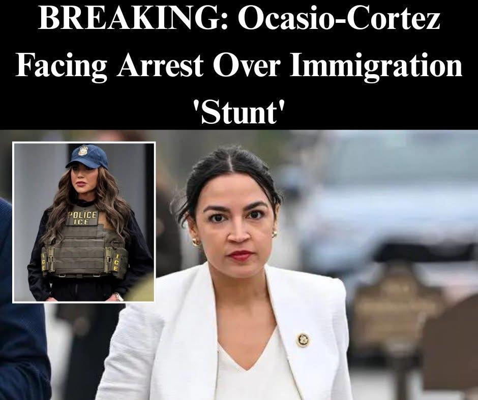 AOC Faces Potential Arrest Over Immigration Protest