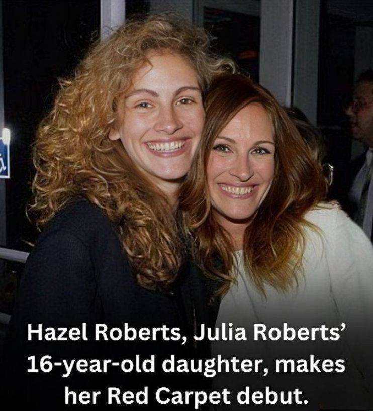 Julia Roberts’ 16-year-old daughter, Hazel Roberts, has her inaugural appearance on the Red Carpet.