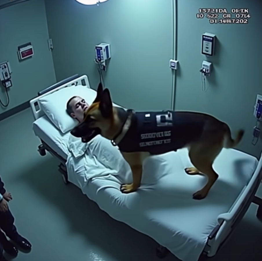 Watch service dog calm war vet’s PTSD reaction