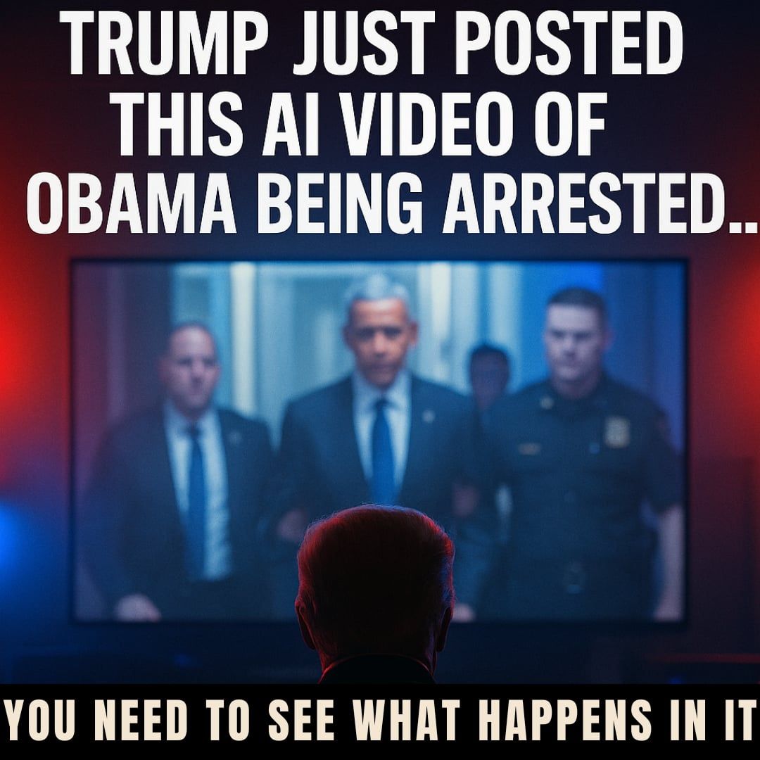 Trump Just Dropped This AI Video Showing Obama’s Arrest…