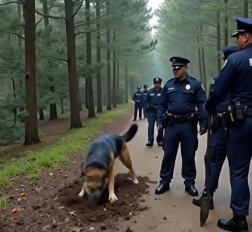 Search Dog Wouldn’t Stop Circling One Forest Spot, What They Found Beneath the Ground Left Them Speechless
