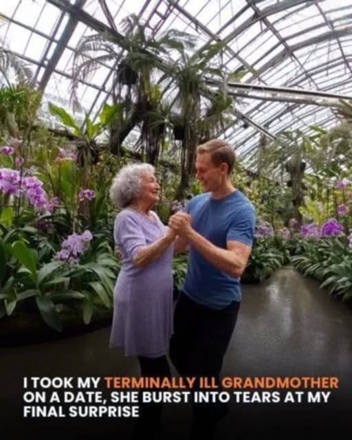 Grandson Takes Terminally Ill Grandmother on a Heartfelt “Date”, Her Emotional Reaction to His Final Surprise Says It All
