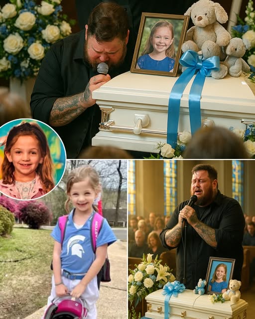 He never met her… but she sang his songs every day, Jelly Roll quietly attends 8-year-old fan’s funeral and sings “Save Me” in a moment no one will ever forget