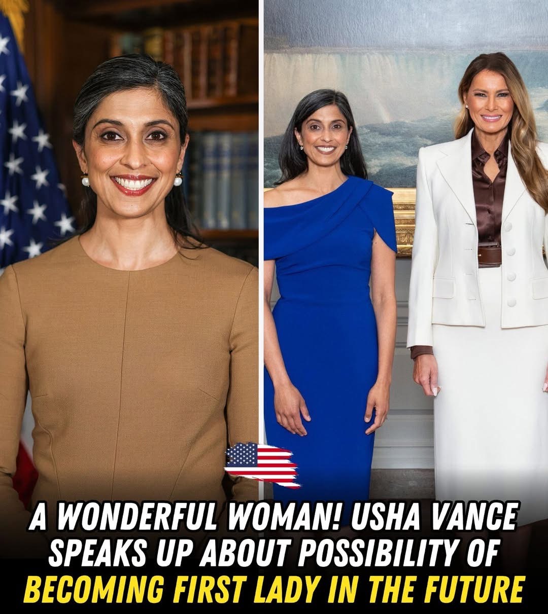 Usha Vance Talks Motherhood, Life as Second Lady — and That First Lady Question