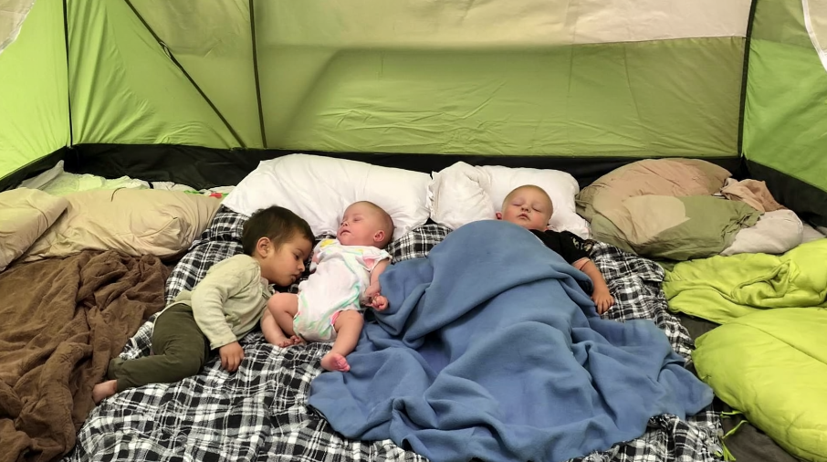 We’re Homeless, But My Boys Believe We’re Camping