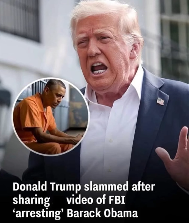 Donald Trump Faces Backlash After Posting Video of Barack Obama Being ‘Arrested’ by FBI