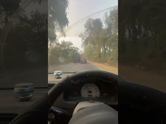 Celebrity accident on road 