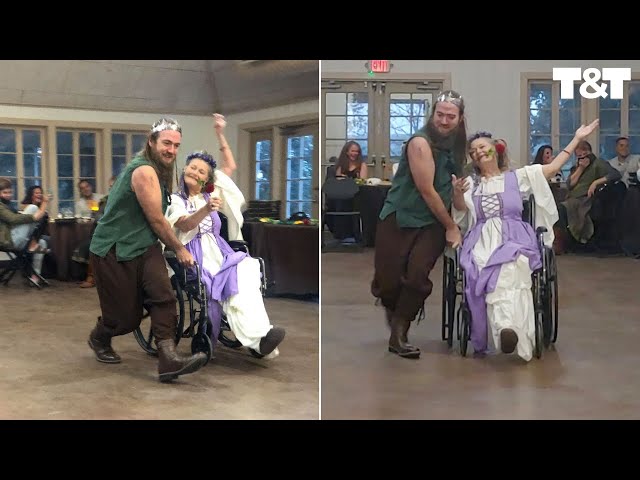 Son Shares Emotional Wheelchair Dance with Amputee Mom at His Wedding
