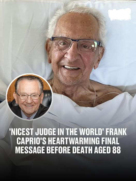 ‘Nicest judge in the world’ Frank Caprio’s heartwarming final message before death aged 88,watch full video..