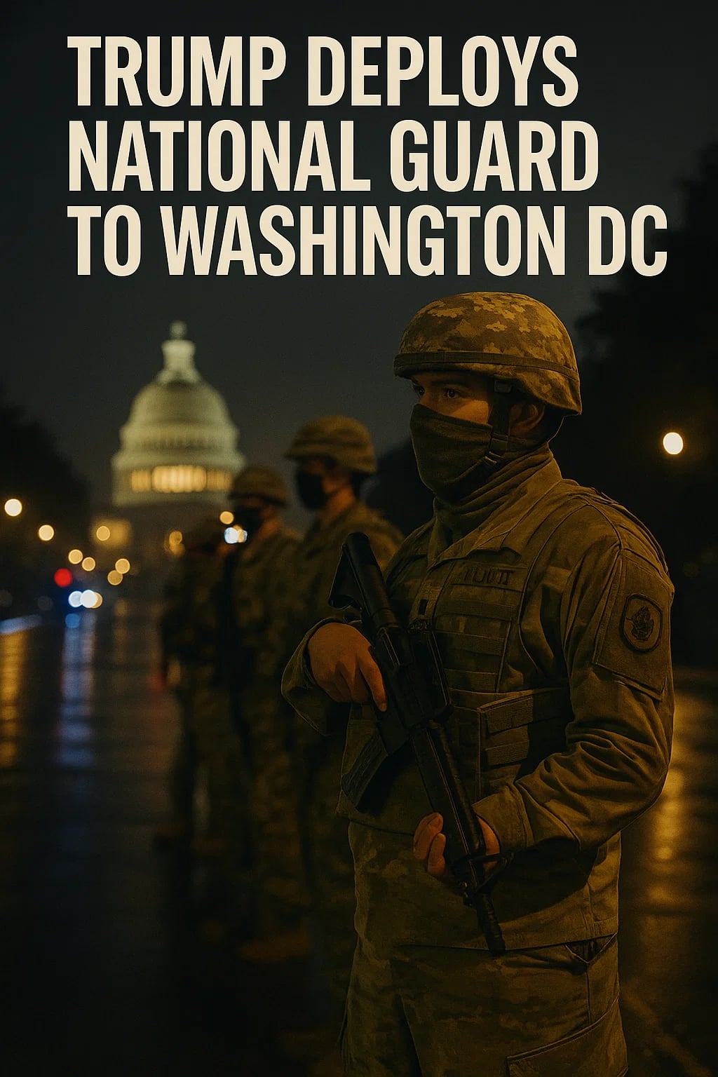 BREAKING: Trump Orders Armed Night Patrols in Washington, D.C.