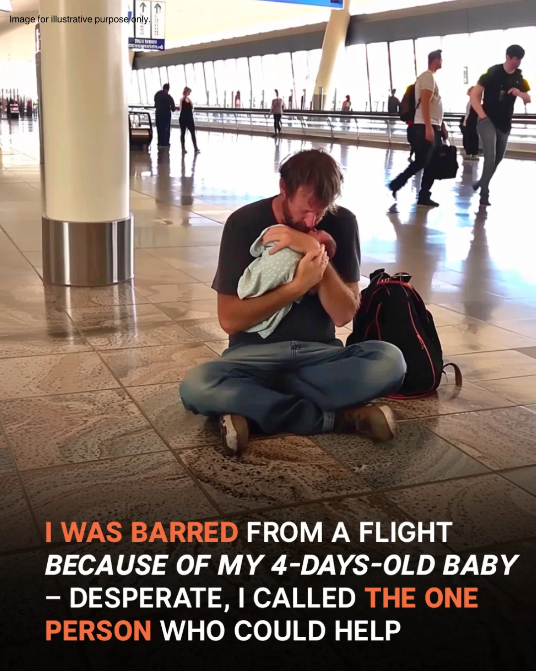Widower Denied Boarding with Newborn — Then 82-Year-Old Meredith Steps In to Help