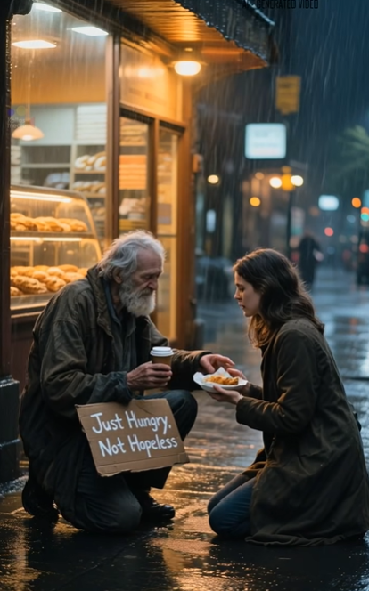 She Gave a Homeless Man Food in the Rain — 14 Years Later, He Walked Onto Her Stage