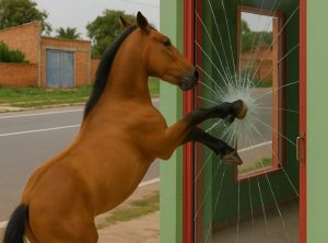 A Mare Smashed Through a Shop Window — What the Owner Found Changed Everything