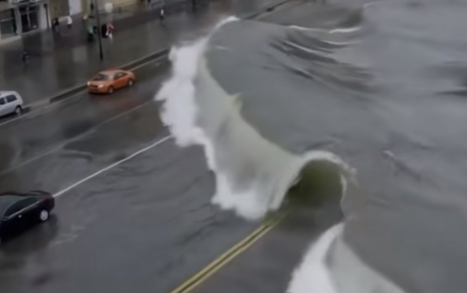 Terrifying Footage Shows Tsunami Devastating Hawaiian Town