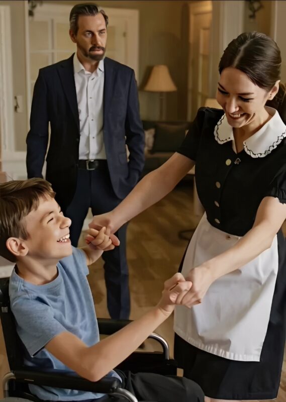 A Billionaire Returned Home Early and Found His Maid Dancing with His Silent Son — What Followed Changed Everything