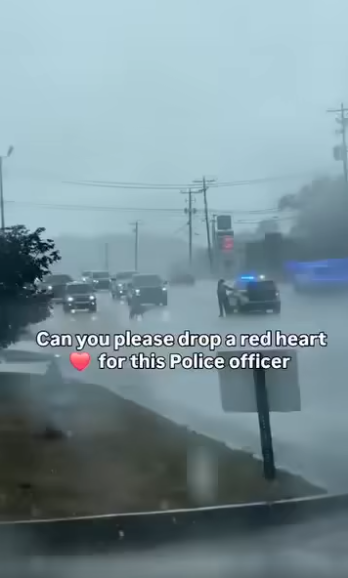 “When Duty Meets Compassion: Officer Rescues Dog 🐾🚓”