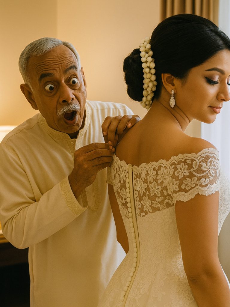 At 65, a man remarried to his friend’s young daughter: but on their wedding night, while taking off her wedding dress, he saw something terrible.