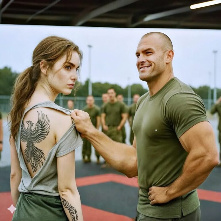 The soldiers mocked her appearance—until a tattoo revealed an astonishing secret.