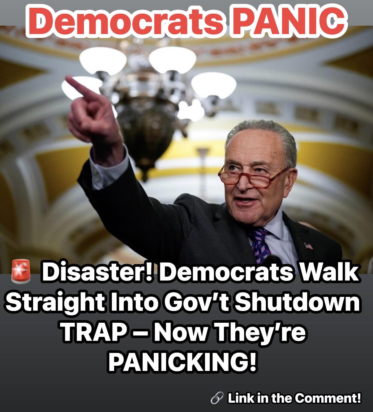 Democrats Charge Blindly Into Government Shutdown Snare and Immediately Regret It