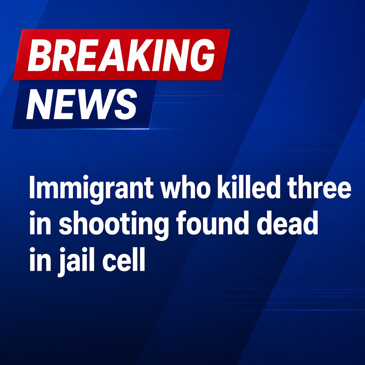 Accused Gunman Found Unresponsive In Cell Leaving Families Without Answers