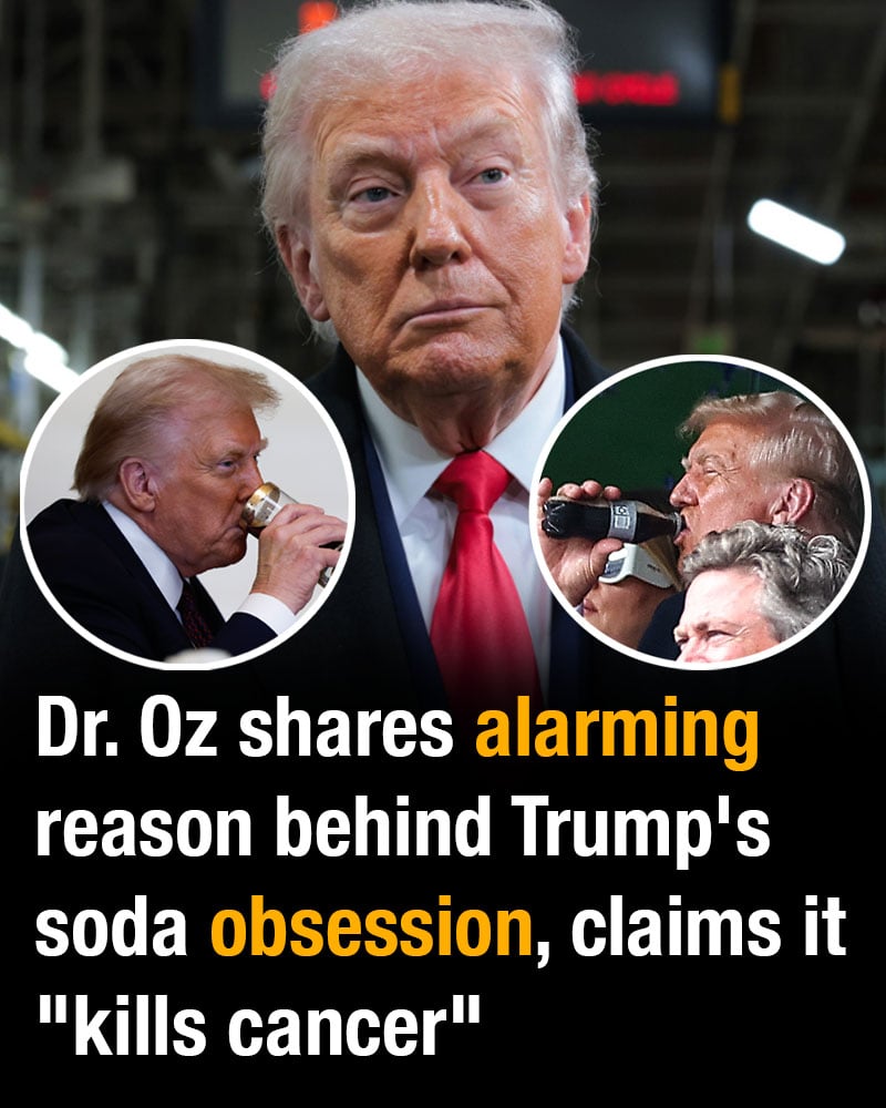 Dr Oz Reveals The Surprising Reason Behind Trumps Soda Habit And It Sparks Serious Questions