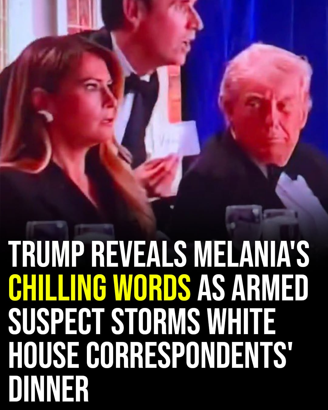Melania’s Quiet Warning Moments Before Chaos At The White House Dinner Stuns Everyone