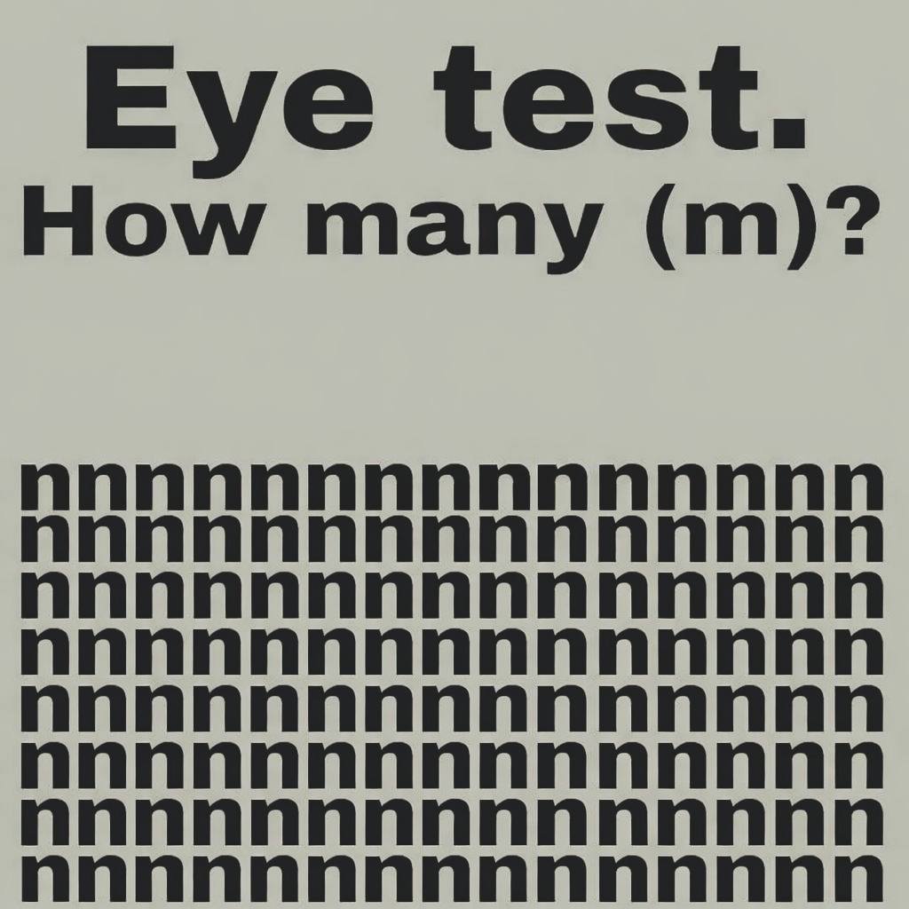 Only People With Perfect Vision Can Find The Hidden M In This Tricky Image