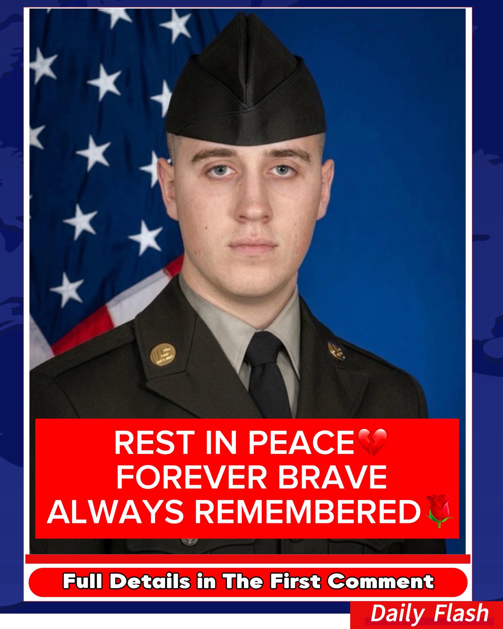 ONE-MONTH REMEMBRANCE – HONORING A YOUNG HERO