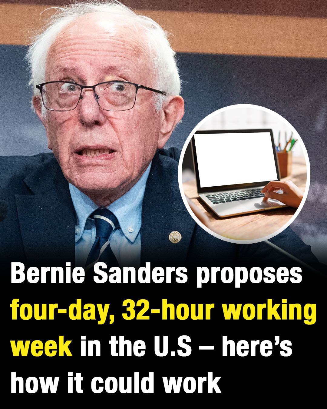 Bernie Sanders Pushes 32 Hour Workweek And Says Technology Should Give Americans Their Time Back