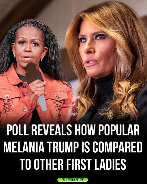 New Poll Reveals Where Melania Trump Really Stands Among America’s Most Iconic First Ladies