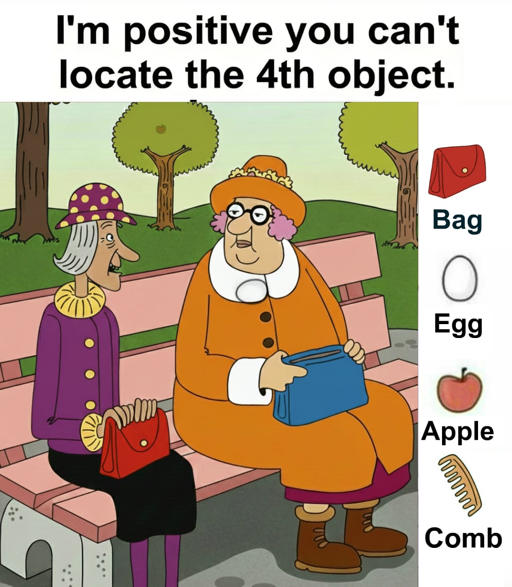Locate Bag, Egg, Apple, Comb.