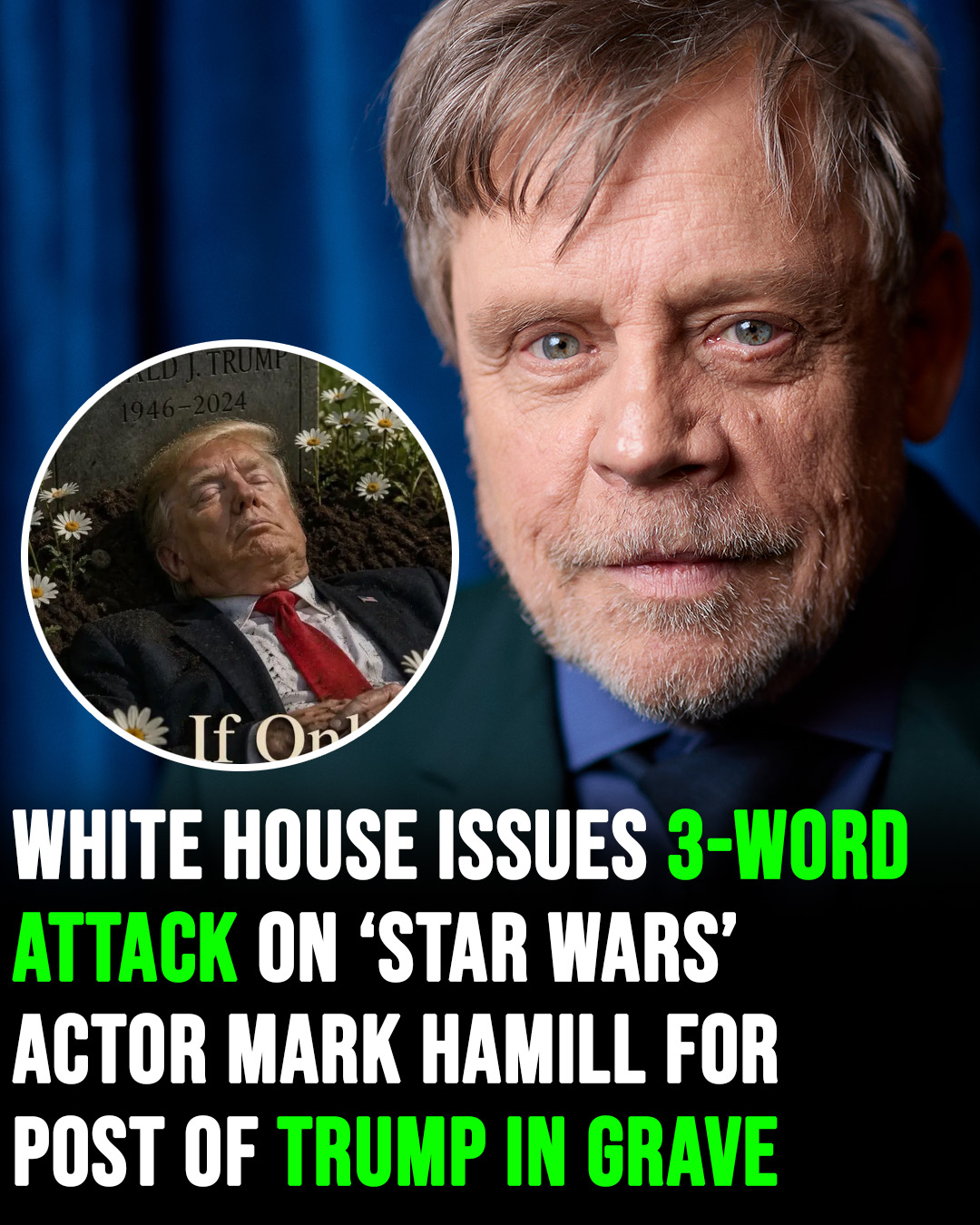 Mark Hamill Sparks Firestorm After Controversial Trump Post Ignites White House Backlash
