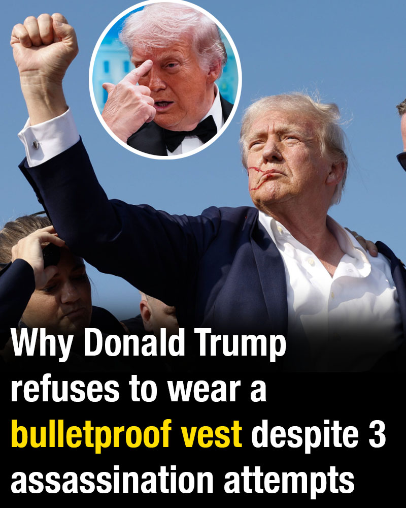 Trump Refuses Bulletproof Vest After Multiple Threats And The Reason Has Everyone Talking