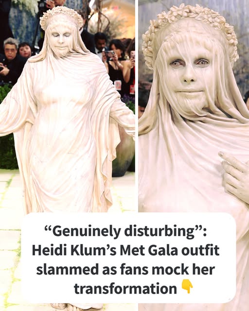 Heidi Klum Leaves Fans Speechless After Unrecognizable Met Gala Transformation