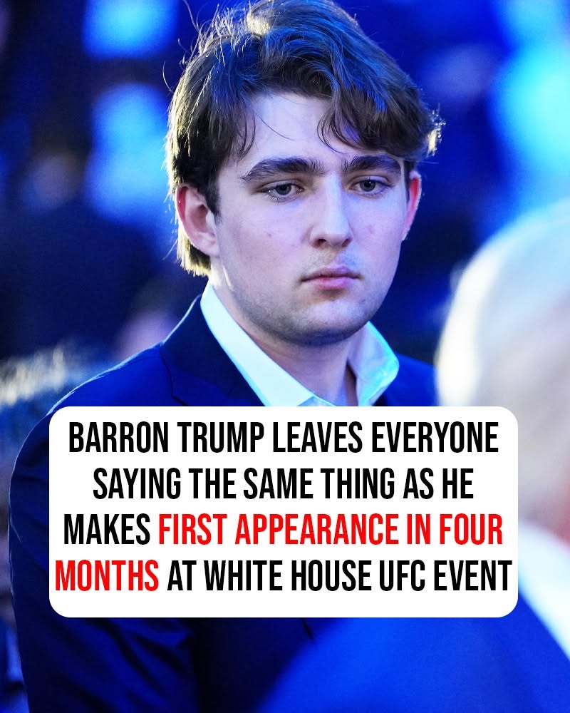 Barron Trump Returns to the Spotlight and Everyone Notices the Same Thing