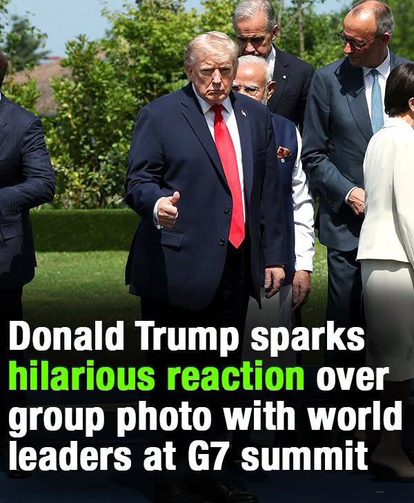 Trump Takes One Unexpected Step During G7 Photo And The Internet Immediately Explodes