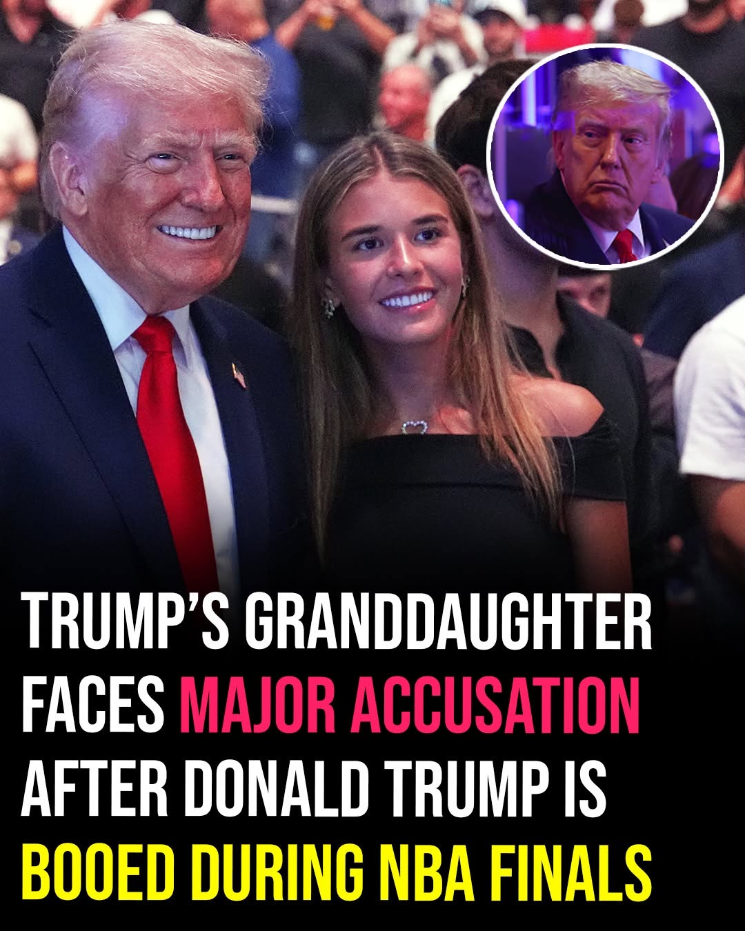 Video Shared by Trump’s Granddaughter Sparks Heated Debate After NBA Finals Appearance