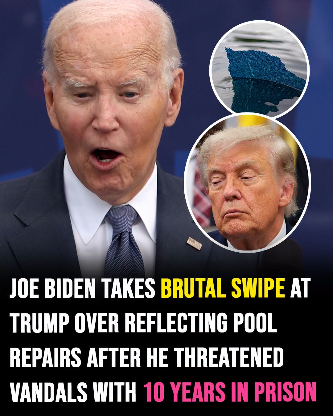 Biden Delivers Stunning Attack as Trump Faces Growing Questions Over Reflecting Pool Disaster