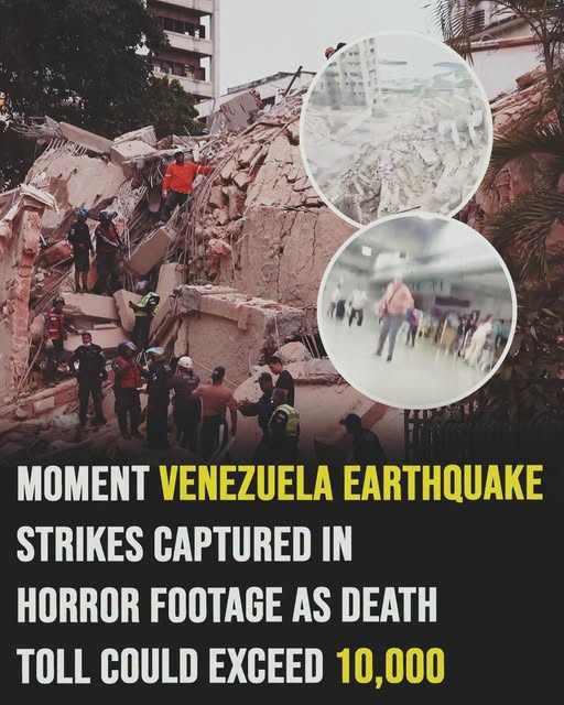 Terrifying Footage Shows Venezuela Earthquake Chaos as Fears Grow Over Massive Death Toll