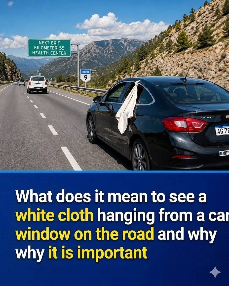 The Hidden Meaning Behind White Cloths on Car Windows That Many Drivers Never Knew