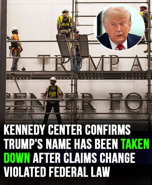 Kennedy Center Showdown Erupts After Trump Name Removed Amid Legal Firestorm