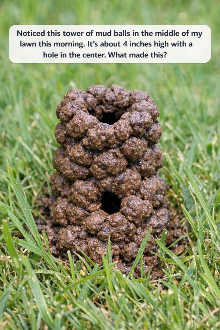 The Strange Mud Tower in Your Yard Has a Surprising Creator
