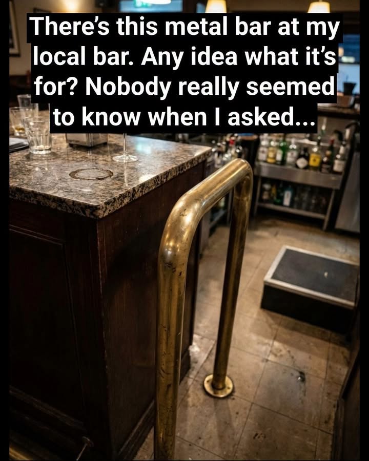 Almost Everyone Sees This Metal Bar at Restaurants but Few Know Its Real Purpose
