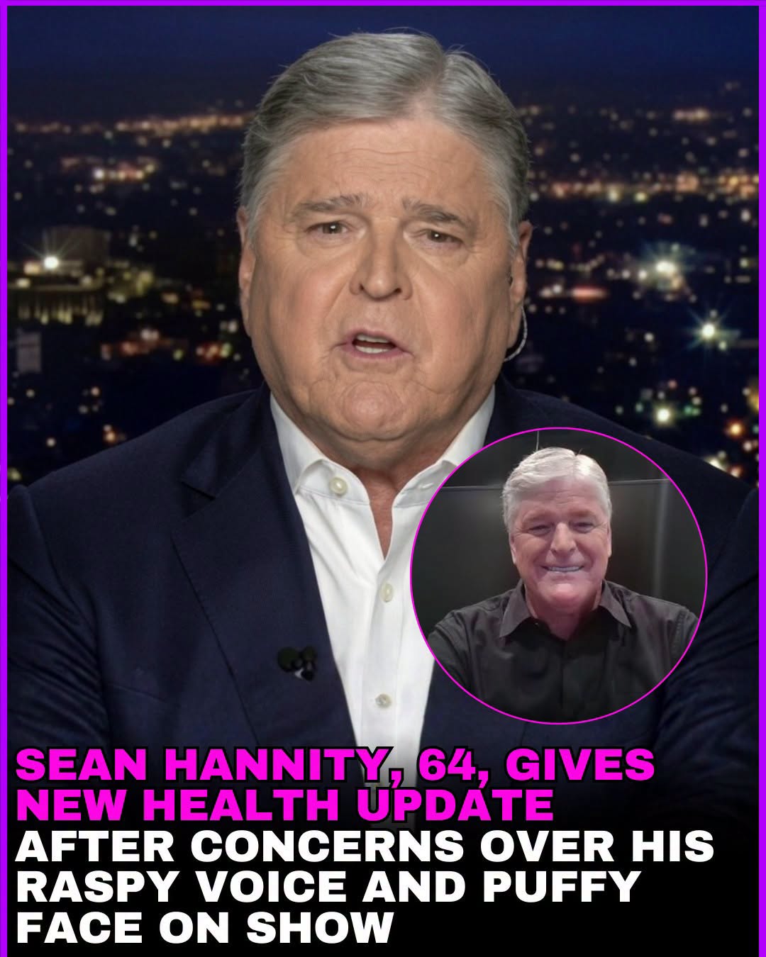 Sean Hannity Finally Speaks Out After Fans Grew Concerned About His Health