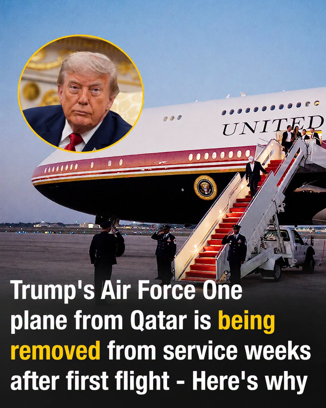 Why Trump’s 400 Million Dollar Air Force One Was Suddenly Pulled From Service