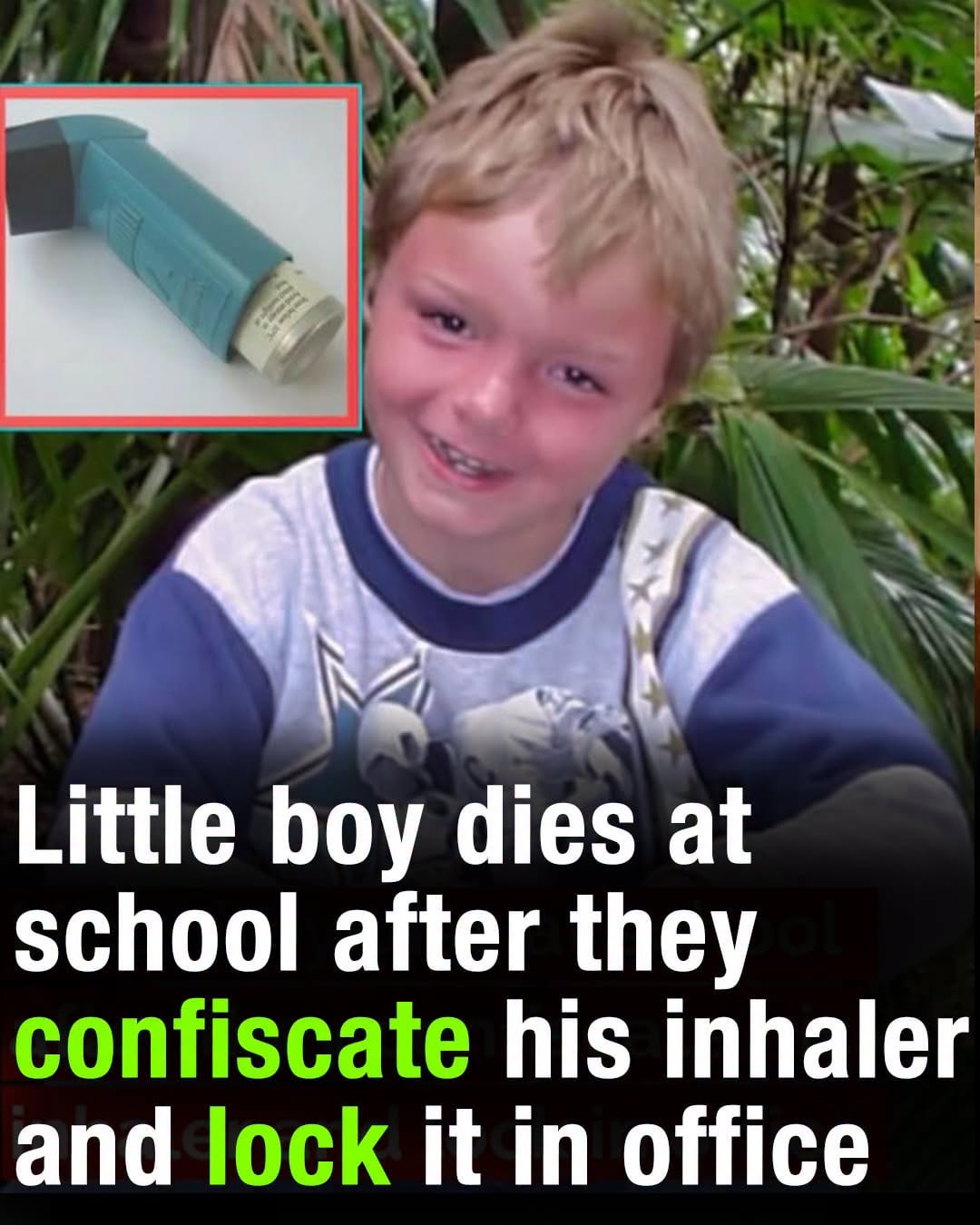 A 12 Year Old Died Because His Inhaler Was Locked Away Then His Mother Changed the Law Forever