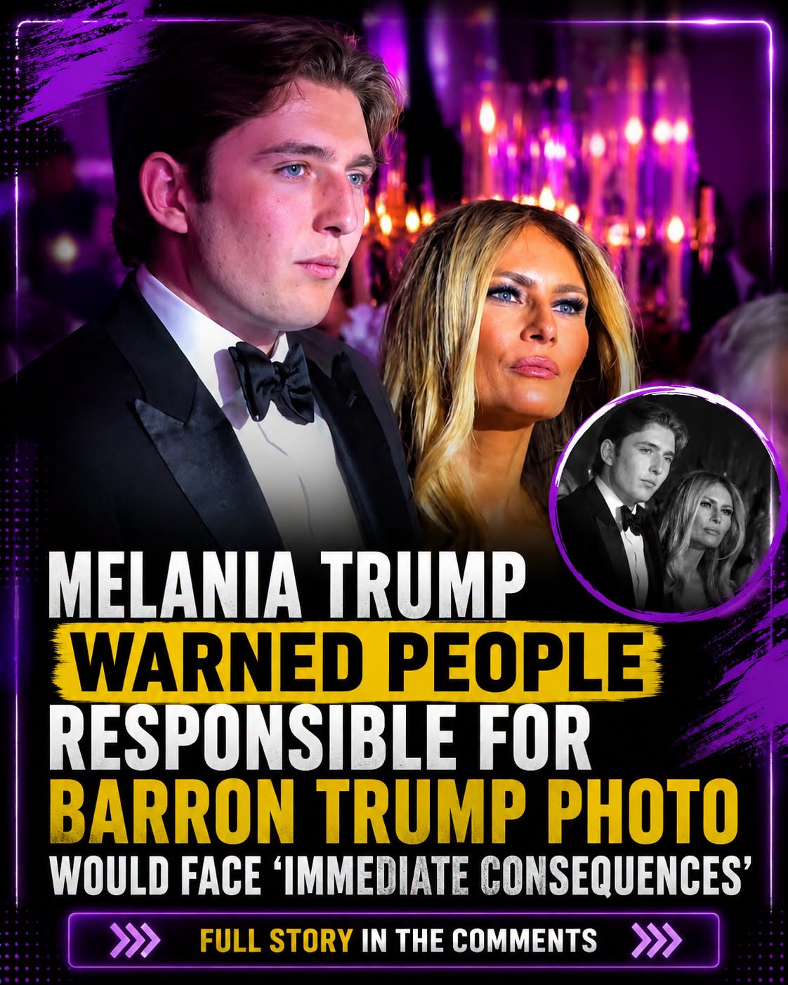 Melania Trump Draws a Hard Line After Barron Photo Leak Sparks Private Family Battle