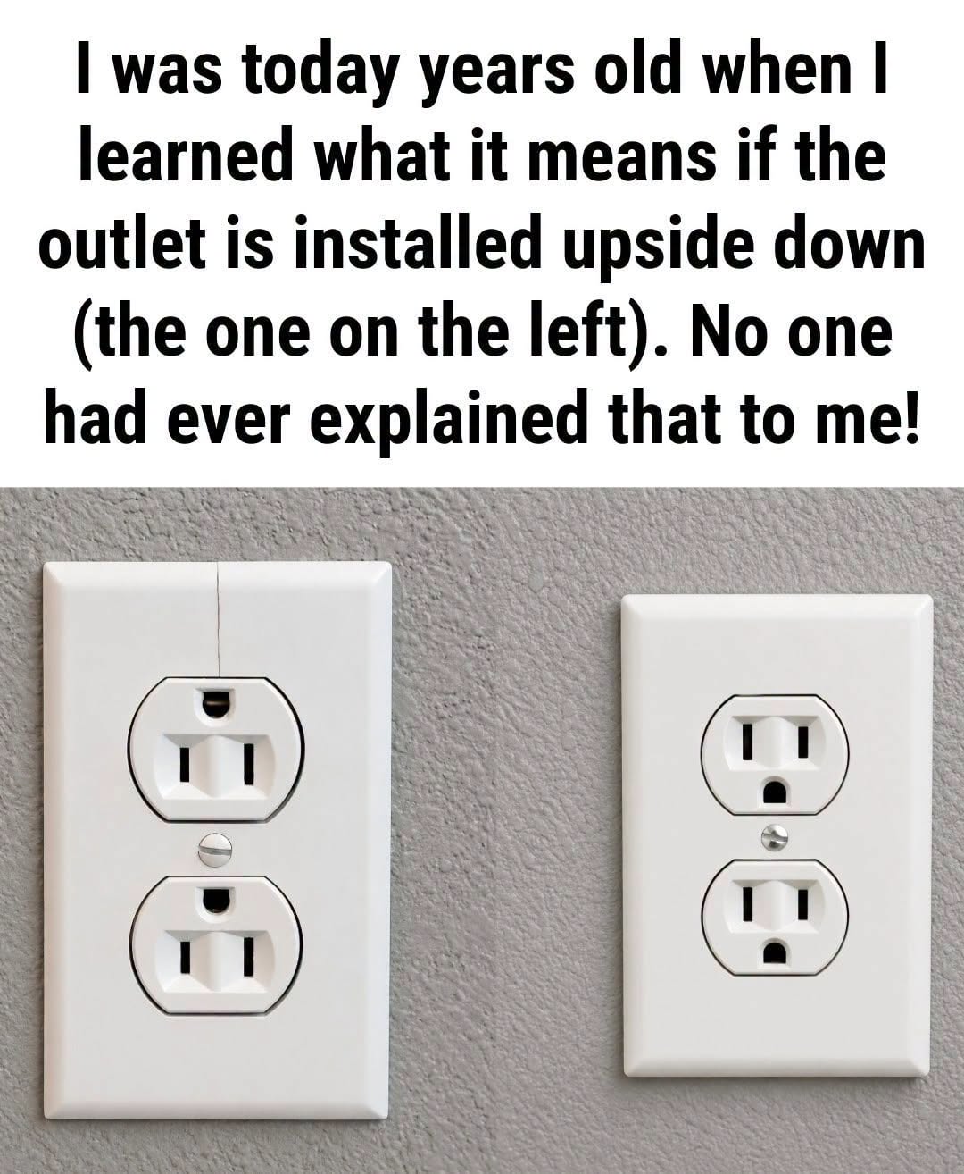 The Real Reason Some Electrical Outlets Are Installed Upside Down